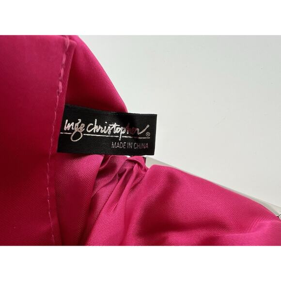 Inge Christopher Beaded Art Deco 1920s Style Vintage Evening Purse Handbag Pink - Picture 9 of 11